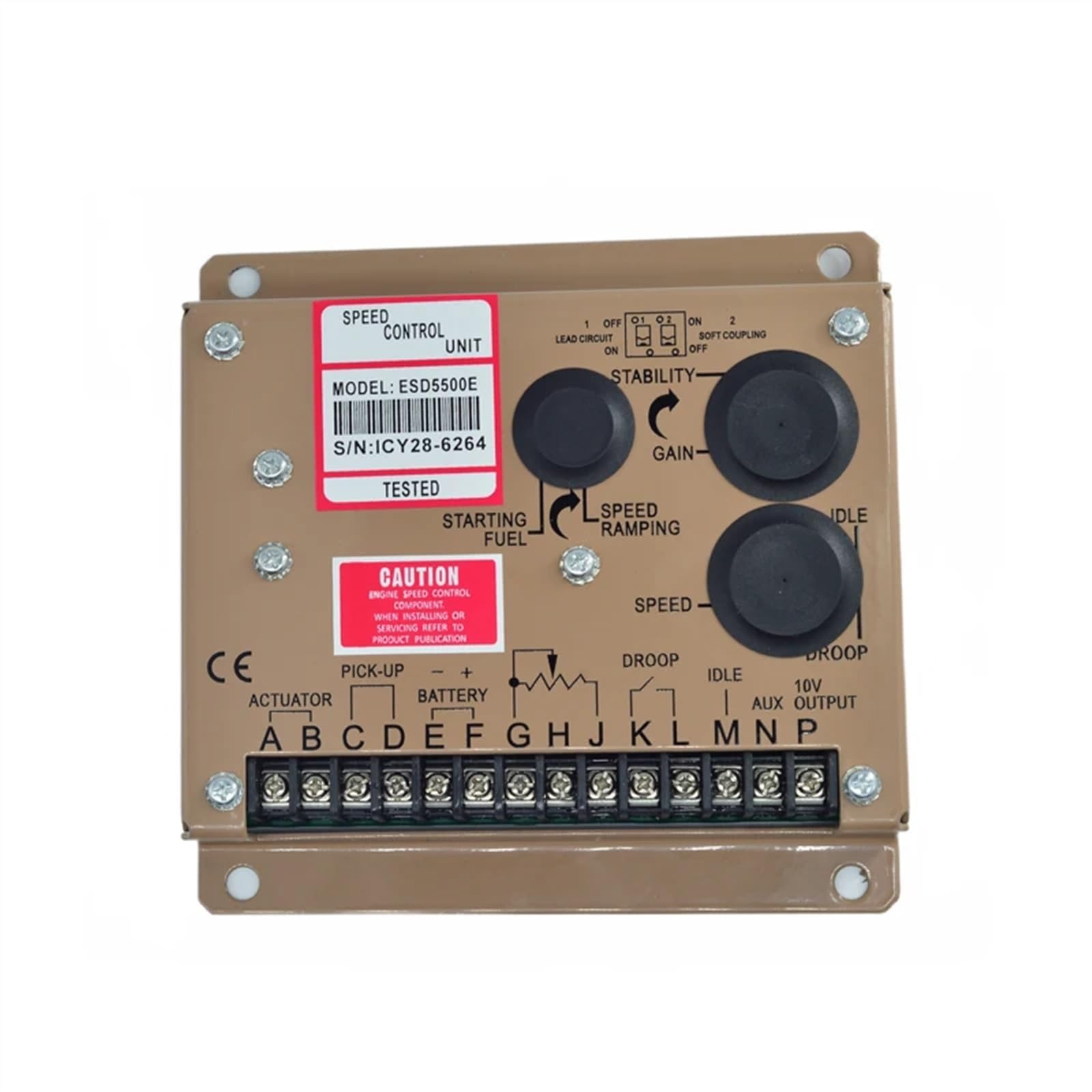 ESD5500E Elektroniczny regulator prędkości silnika ESD5500 generatory części agregatu prądotwórczego Regulator napięcia generatora(ESD5500E)