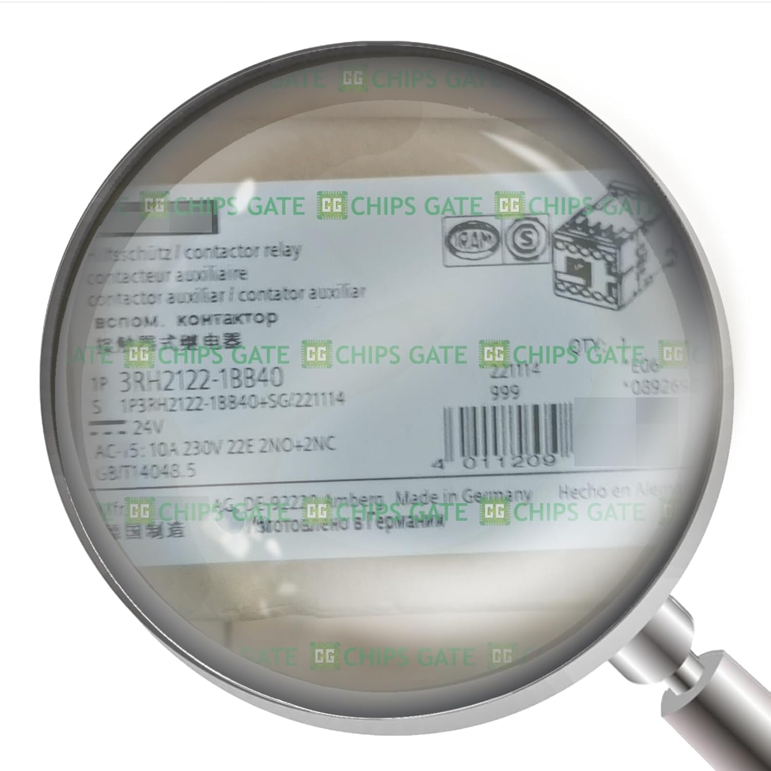 New 3RH2122-1BB40 Control Relay 24V DC