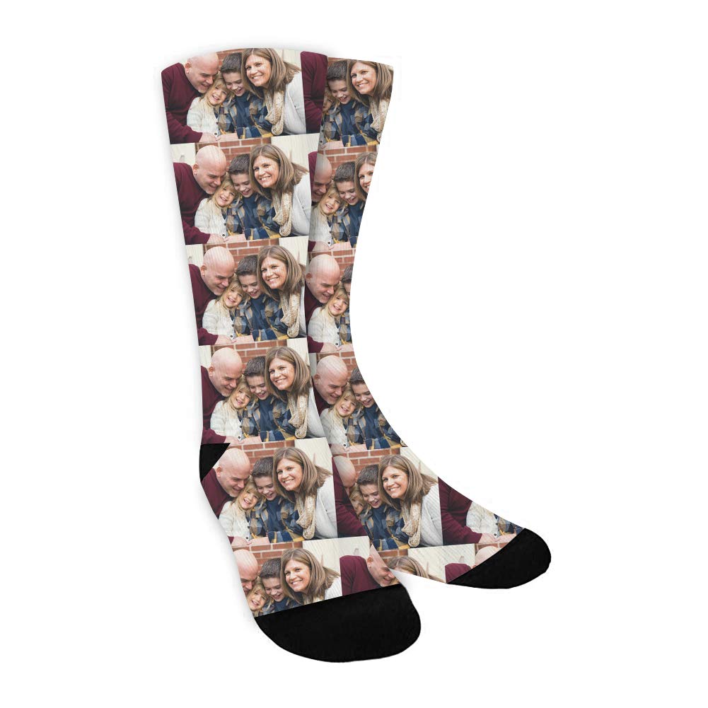 TinyName Custom Face Socks with Personalized Text ...