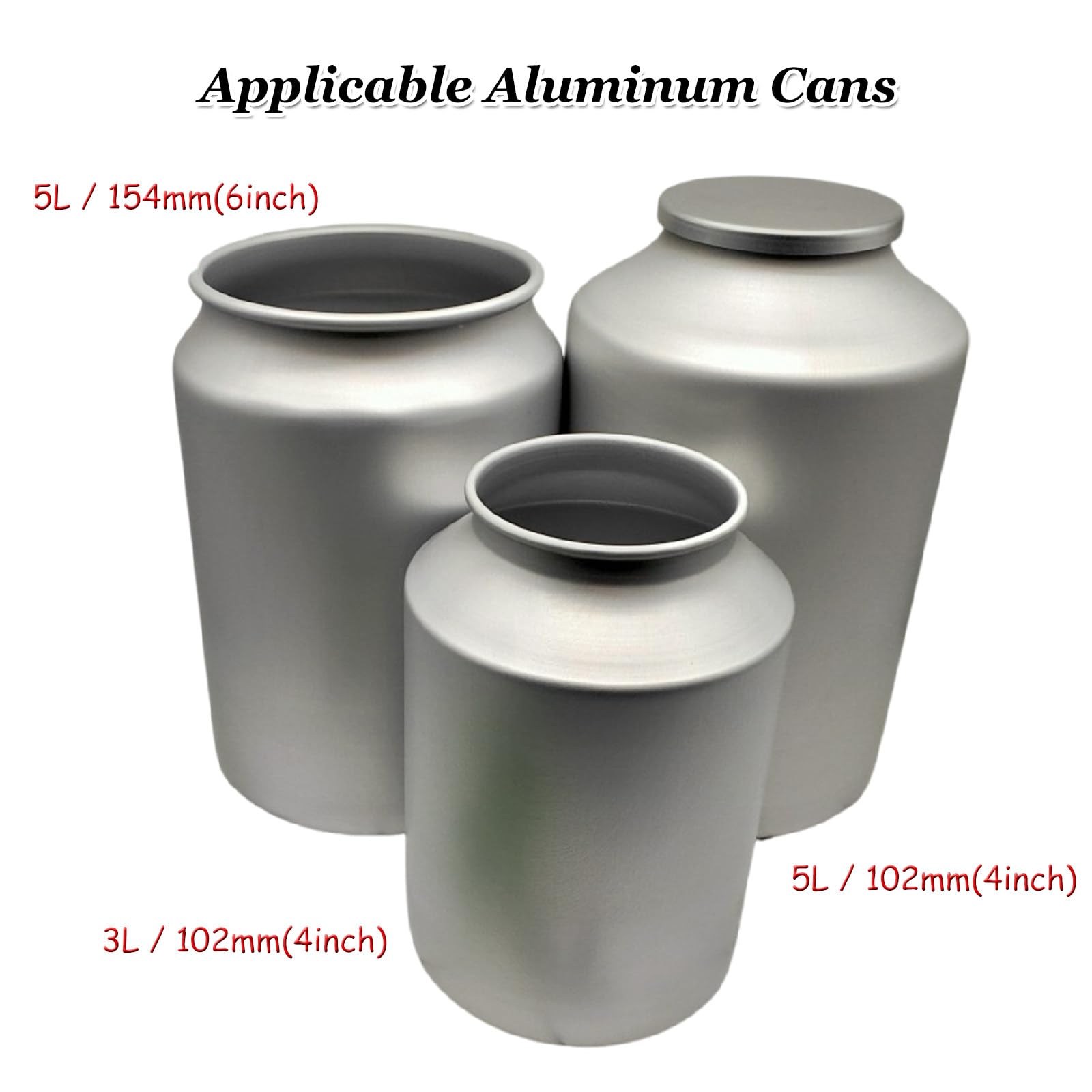 Herramienta selladora de latas de aluminio para prensado de tapas a presión, ideal para elaboración casera y conservación de bebidas