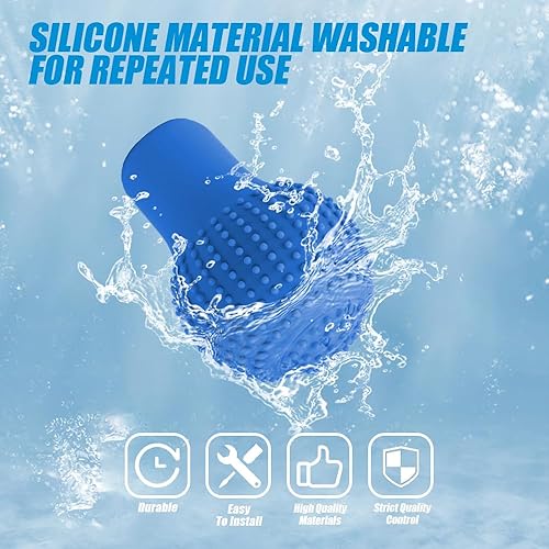 Miniatura 60 de Funda para pomo de palanca de cambios de automóvil, accesorios de protección para automóvil, protector de palanca de cambios de automóvil, funda