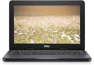 Dell Chromebook IPS HD de 11.5 pulgadas con pantalla táctil, procesador Intel de hasta 2.46 GHz, 4 GB de RAM, 32 GB de almacenamiento, WiFi ultrarrápido, Chrome OS, Dale Black (renovado)
