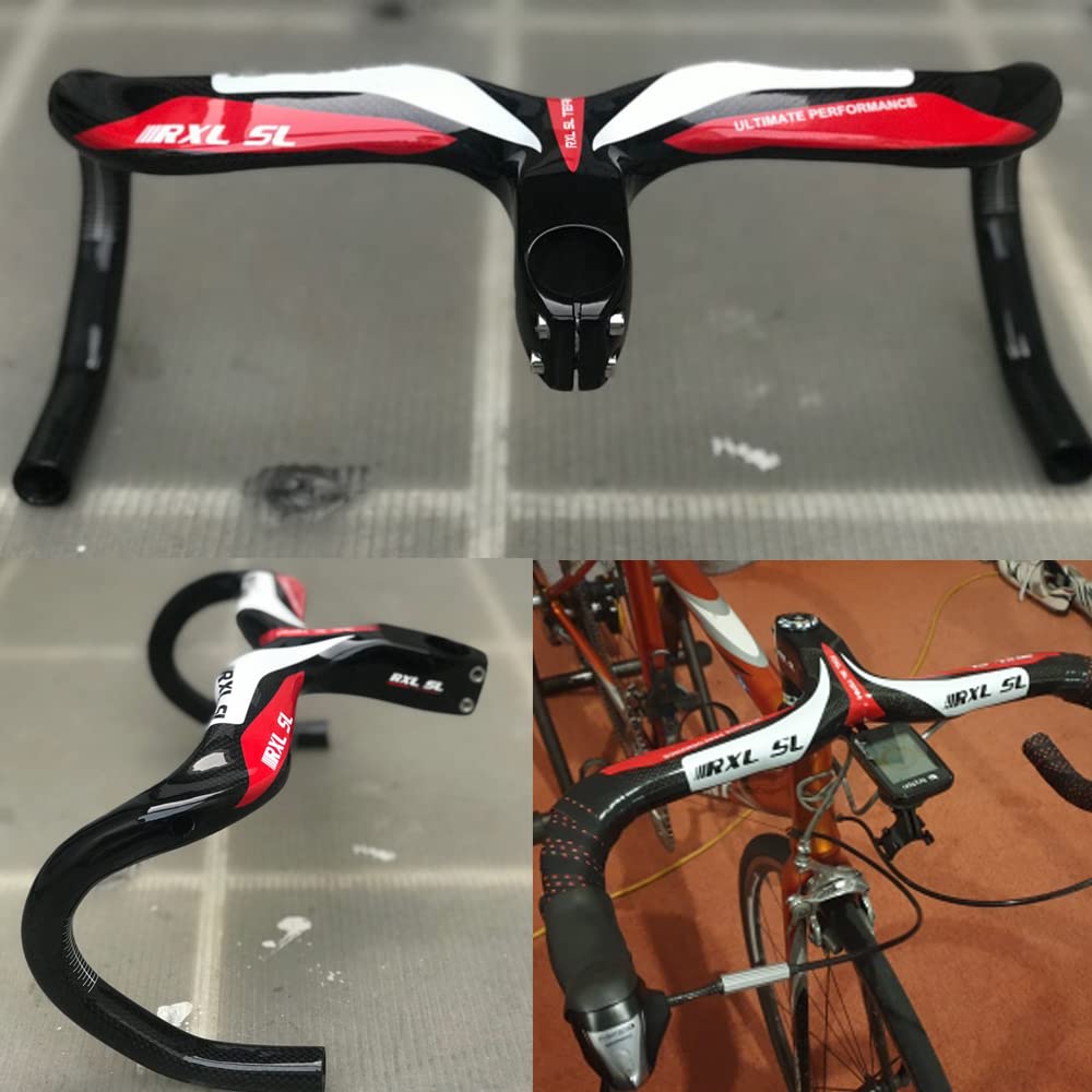 RXL SL 1-1/8" cintre velo de route carbone routage interne guidon route carbone 400/420/440mm intégré guidon de vélos