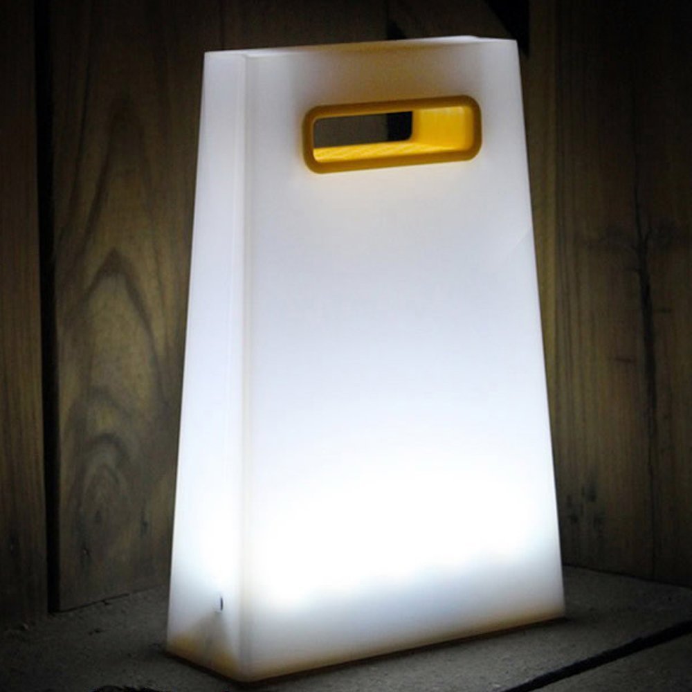 GeekGoodies Shopping Bag Rechargeable Led Light with Message Note Board