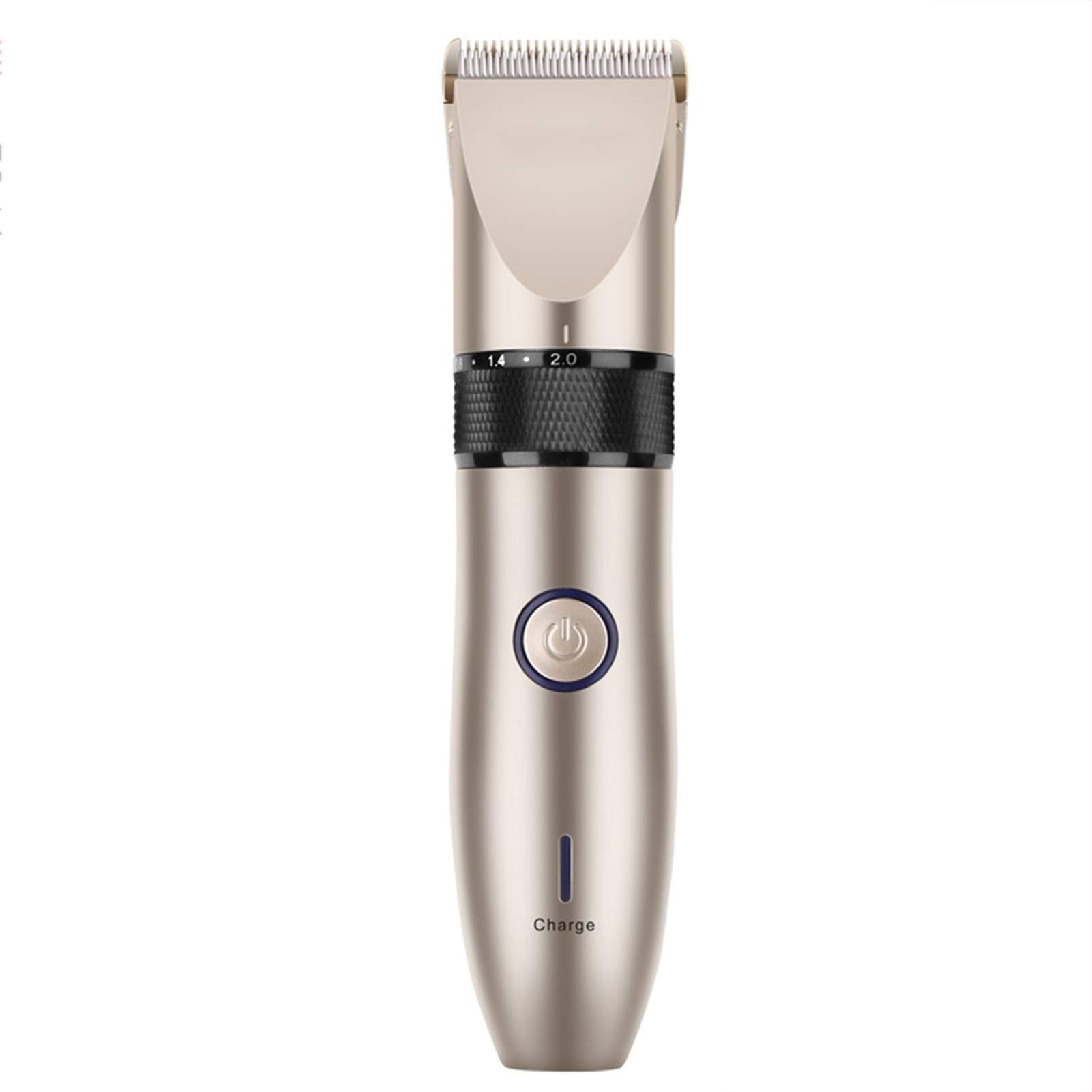 Regolatore dei capelli Uomo elettrico ricaricabile del tagliatore di senza cordone Haircut regolabile Ceramic Blade