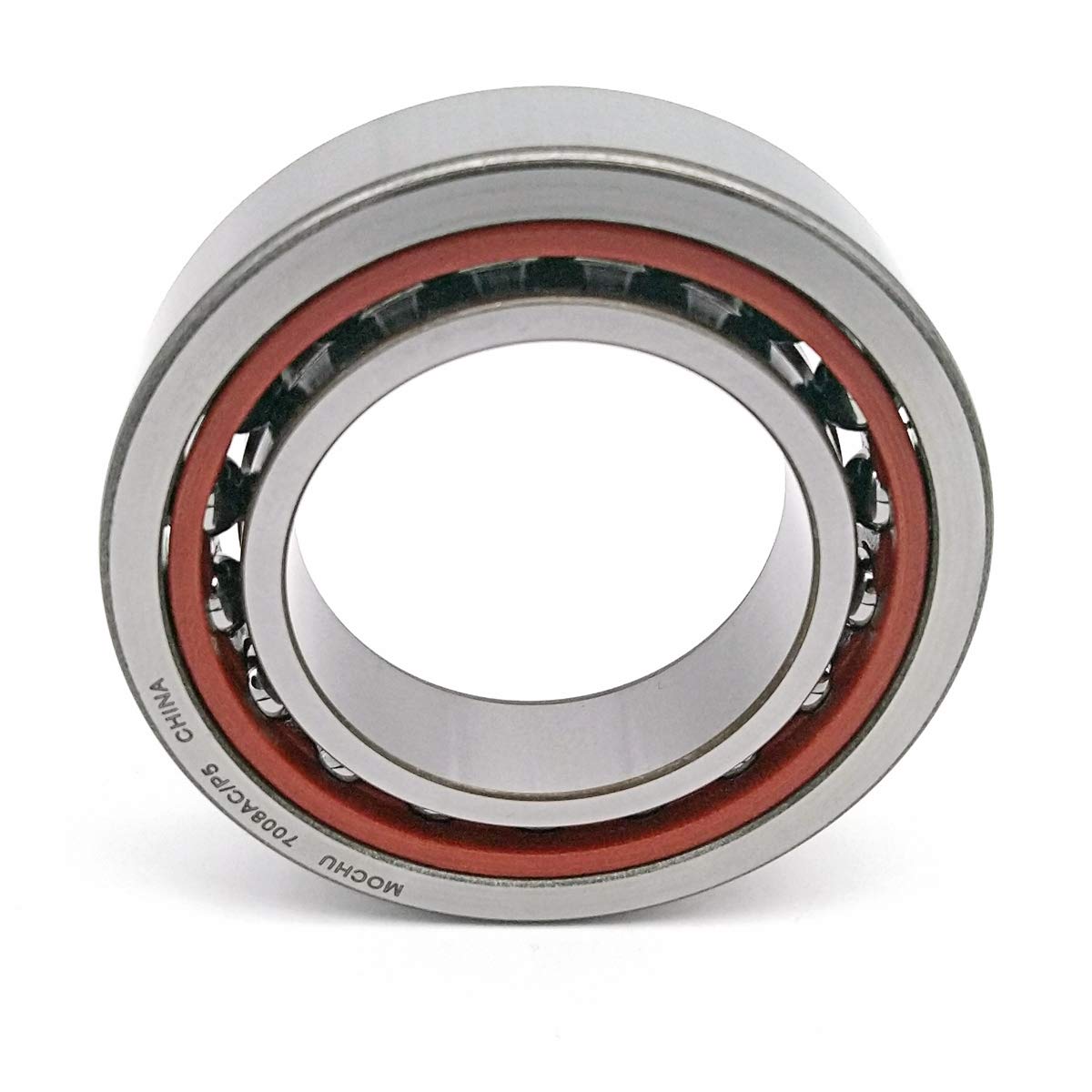 MOCHU 7008 7008AC/P5 7008AC 40X68X15 Angular Contact Ball Bearing, ABEC-5, 25° Contact Angle, Metric, 40mm ID, 68mm OD, 15mm Width, Single Row, Open