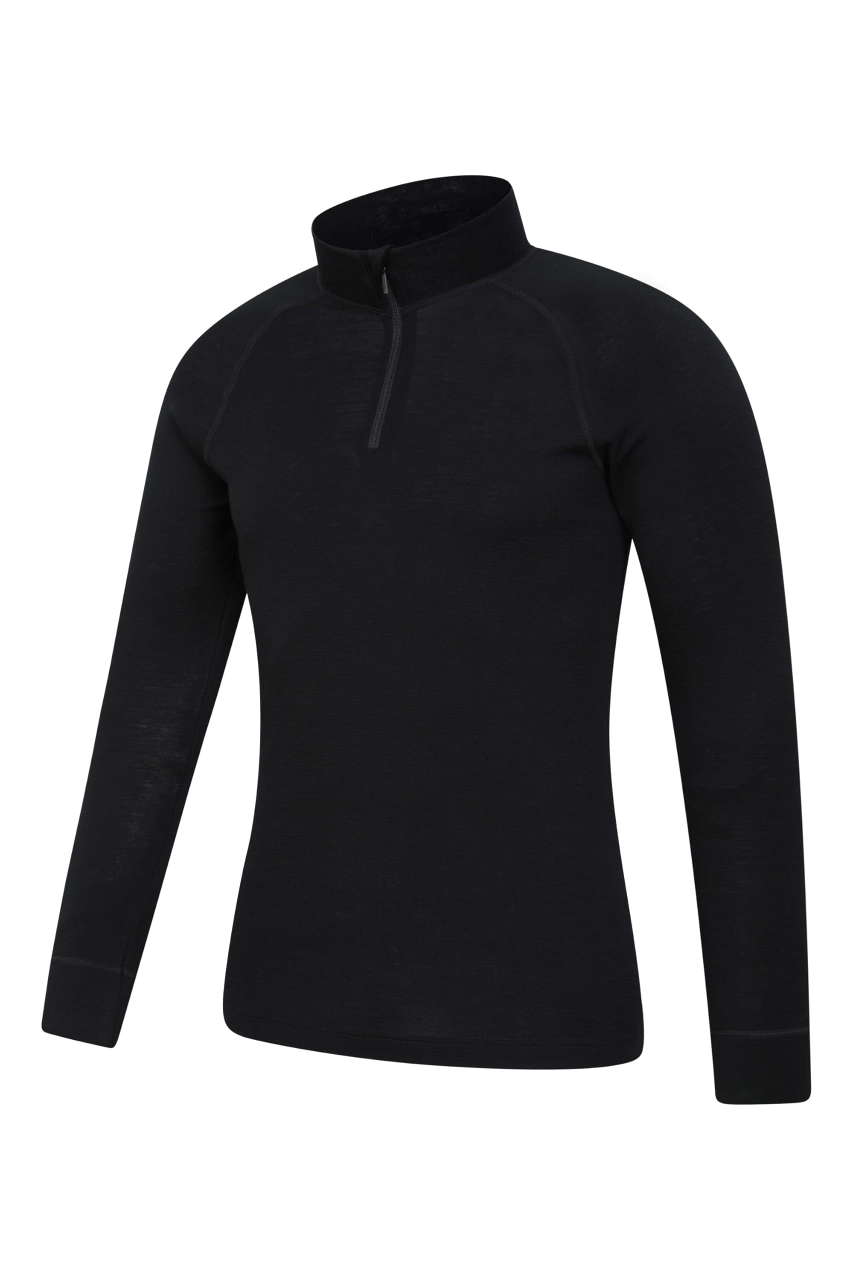 Mountain Warehouse Idris Forro Polar con Media Cremallera para Hombre - Suéter Ligero y Transpirable, Microfibra, Antibolitas - Acampada, Exteriores, Viajar y Senderismo