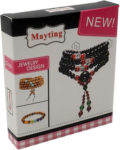 Miniatura 6 de Pulsera elástica de ojo de tigre natural de 0.394 pulgadas con piedras preciosas para yoga, energía curativa, para hombres y mujeres