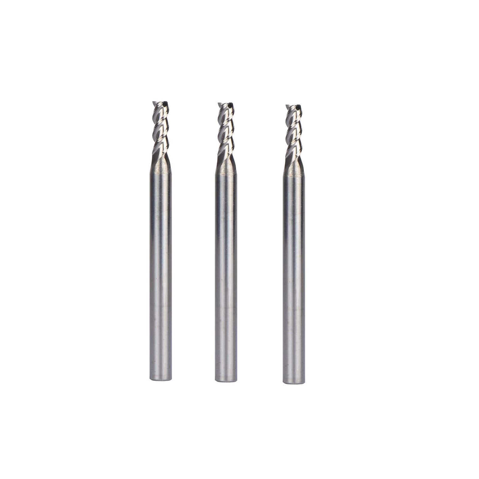 Fresa A Spirale 3 Taglienti In Metallo Duro HRC55 – Diametro Taglio 10 Mm Per Lavorazione Alluminio, Rame E Acrilico