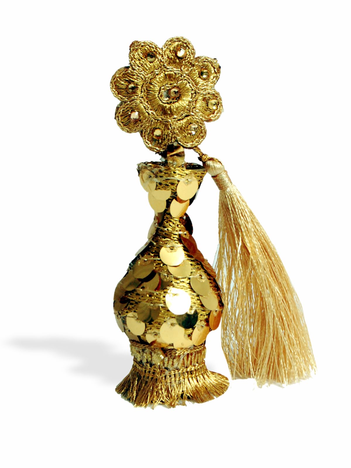 Surma daanee, fancy Surmaa dani12.5 CM Brass Peetal & coated with gold colour Surmadani Eye Makeup Surma Dani Unique Gift For Eye Makeup and Kajal with include kajal-picture-42