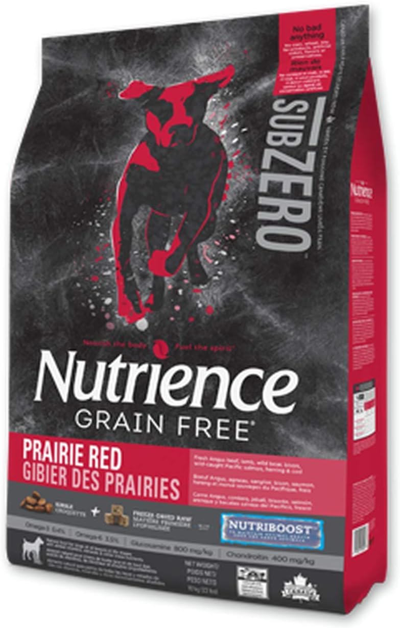Nutrience Subzero Prairie Red Grain Free High Protein Formula Dry Dog Food (22 Pounds)