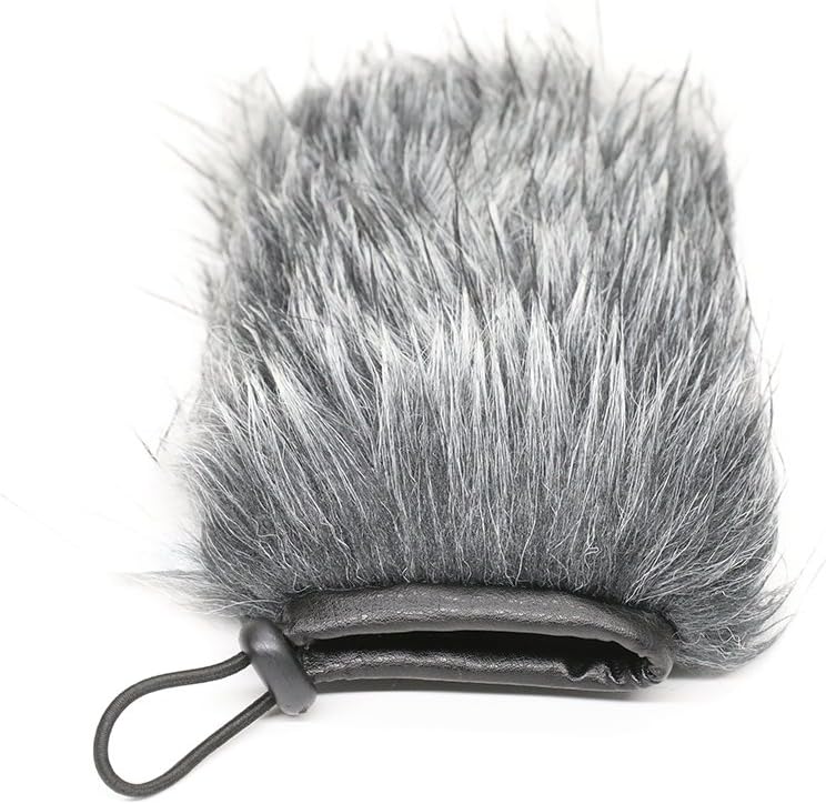 Shotgun Microphone Windscreen Muff, Fur Windshield Cover for Rode VMGO Video Mic Go On-Camera Shotgun Microphones