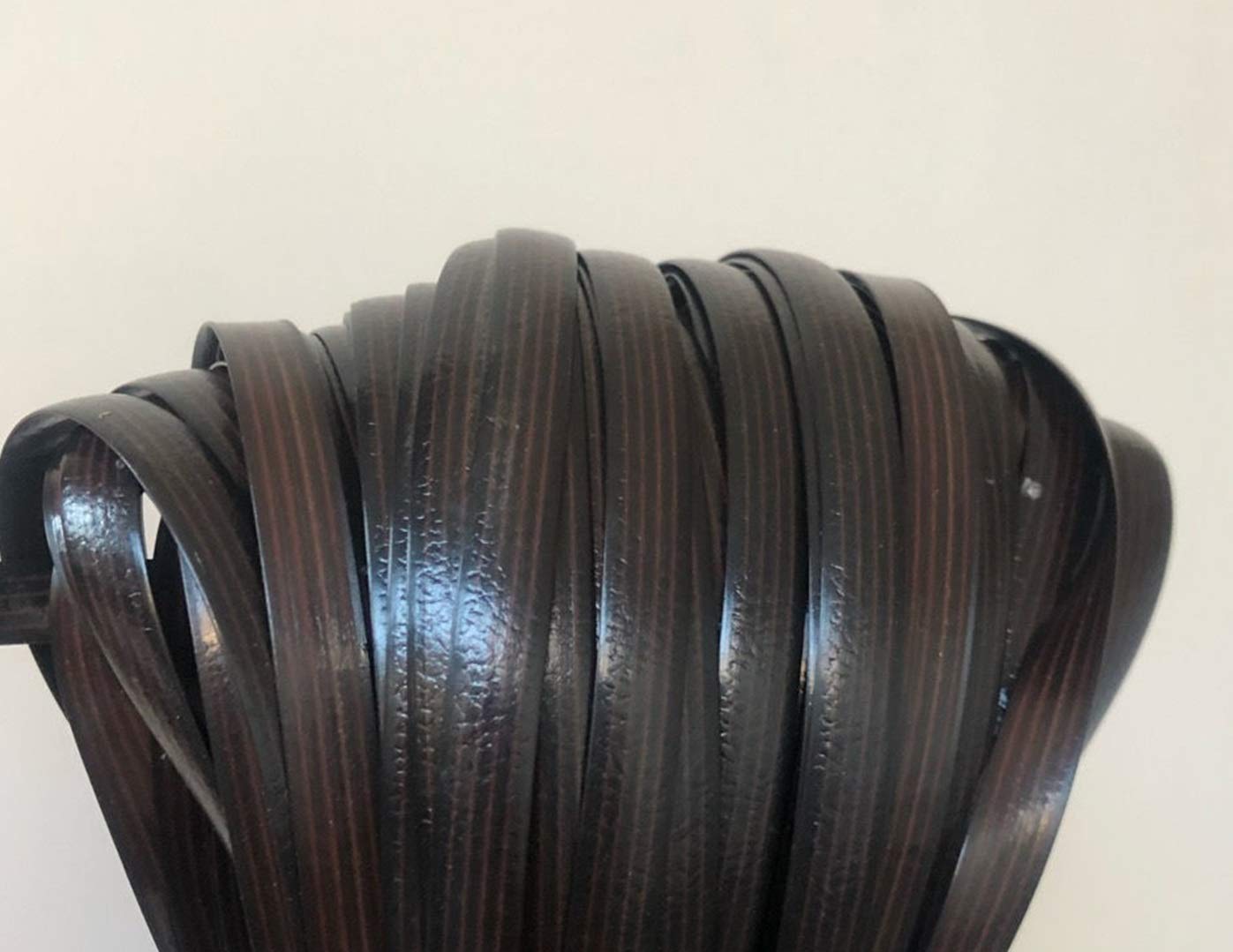 NURUGURE Plastic Rattan Wicker, PE Rattan Wicker Repair Material 500g Weaving Strip for DIY Table