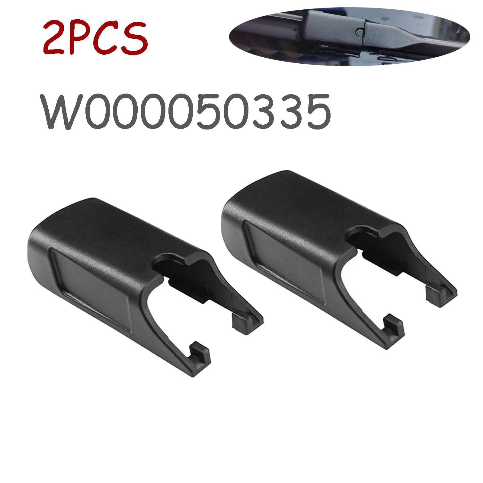 2 sztuki osłony przedniego ramienia wycieraczki W000050335 do A B C E CLA GLC V klasa | Osłona ramienia wycieraczki klips przedni lewy i prawy W176 W246 W205 W213 Vito W447 X253