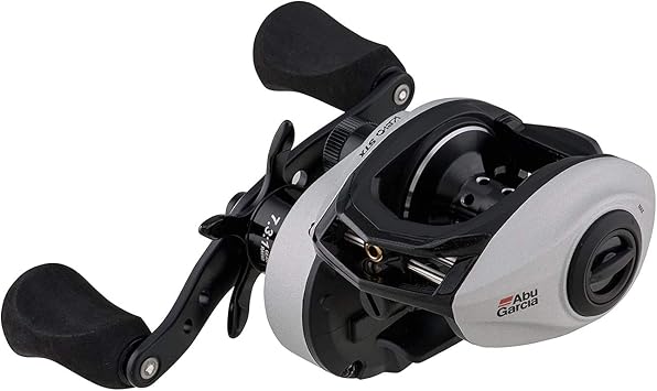 Abu Garcia Revo STX Low Profile Baitcast Reel LP 1430423 Stainless Steel Ball Bearings + DuraClutch Roller Bearings Strong and Lightweight