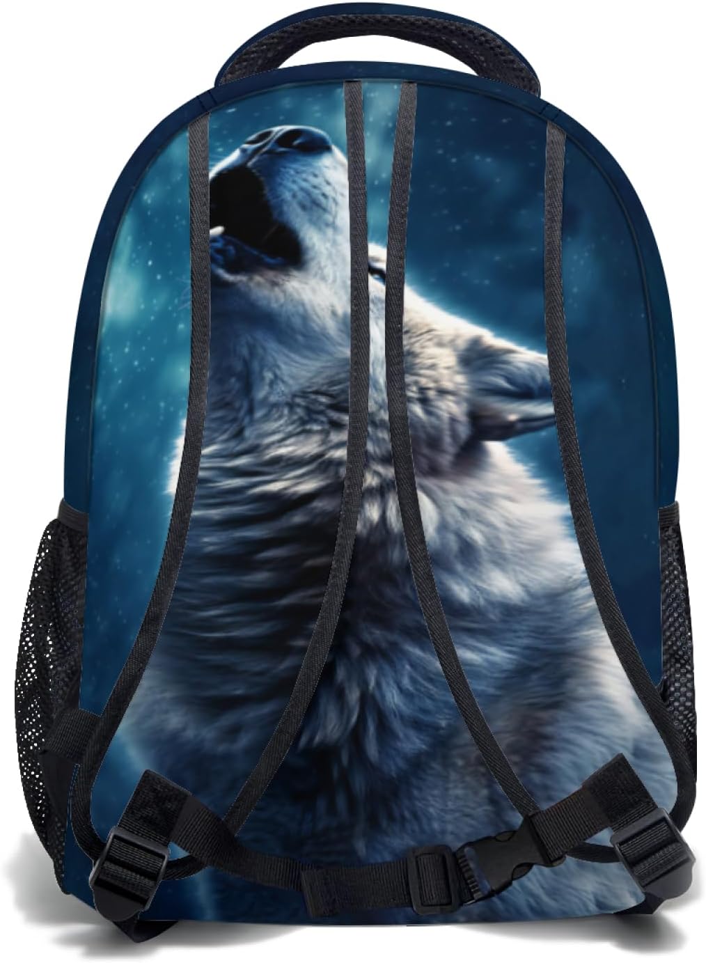 Wolf Backpack Lightweight School Bag Bookbag for Kids Girls Boys Elementary Students 1st 2nd 3rd 4th 5th Grade - Image 2