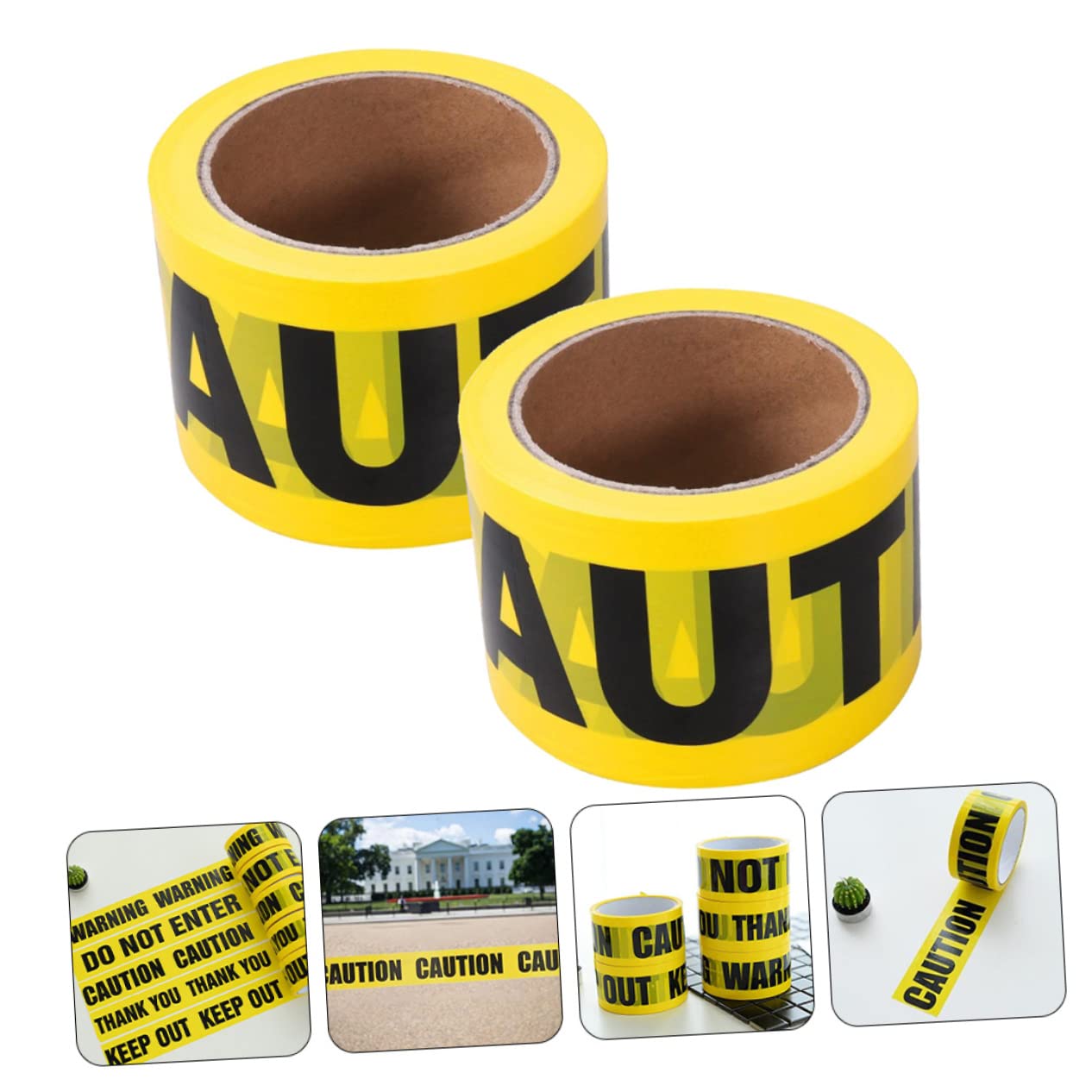 iplusmile 8rollos Cinta De Precaución Halloween Decoración De Caution Para Señalizar Peligros y