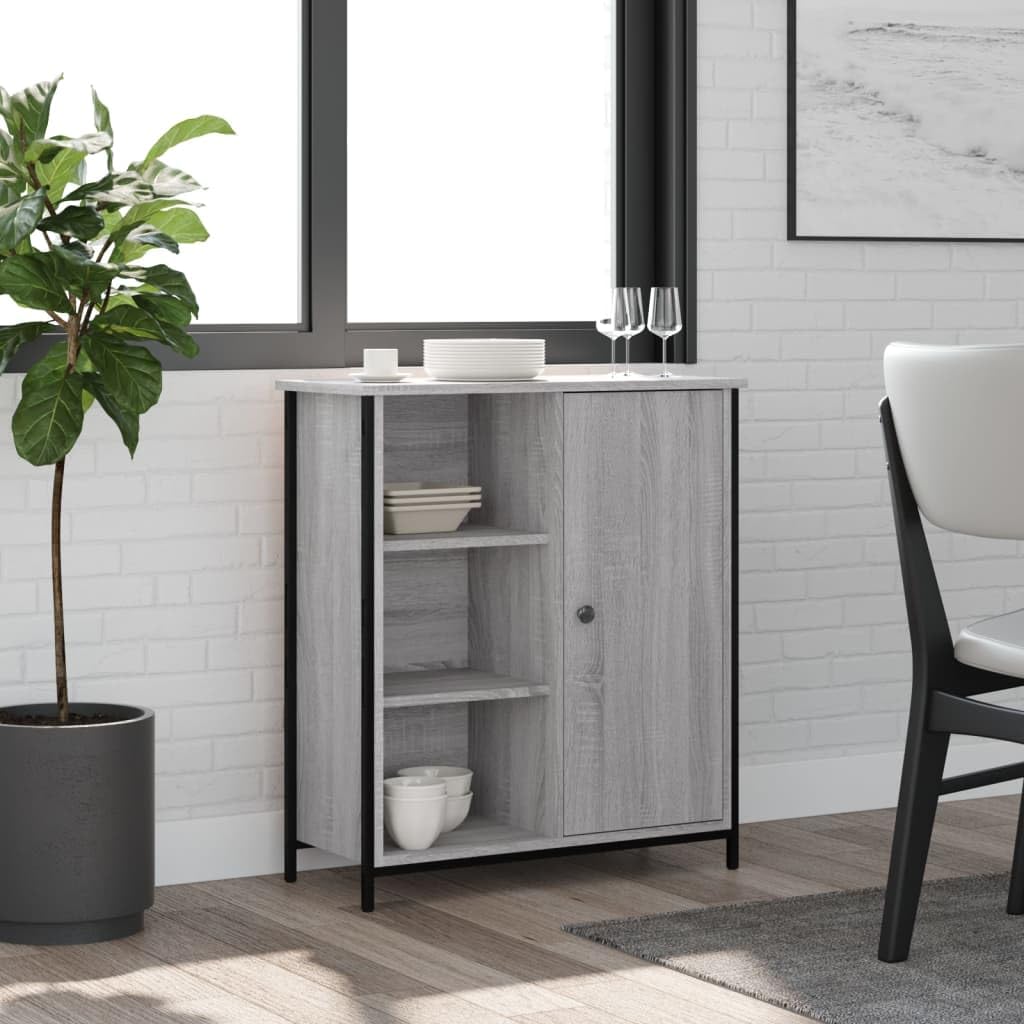 Credenza grigio Sonoma, 70 x 30 x 80 cm, in legno