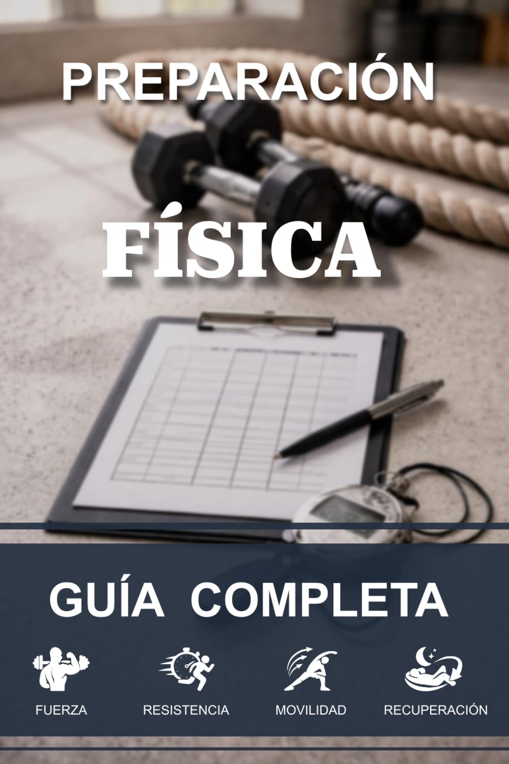 Preparación Física: Guía completa con 50 hojas de entrenamiento prácticas: Para todos los deportes – Fuerza, Resistencia, Movilidad, Velocidad, Estabilidad – Accesible para todos