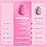 BEAKEY Latex-Free Blender Makeup Sponge for Blending, Pink Makeup Sponges Set, Soft Beauty Sponge, for Flawless Application of Liquid, Cream, and Powder Cosmetics