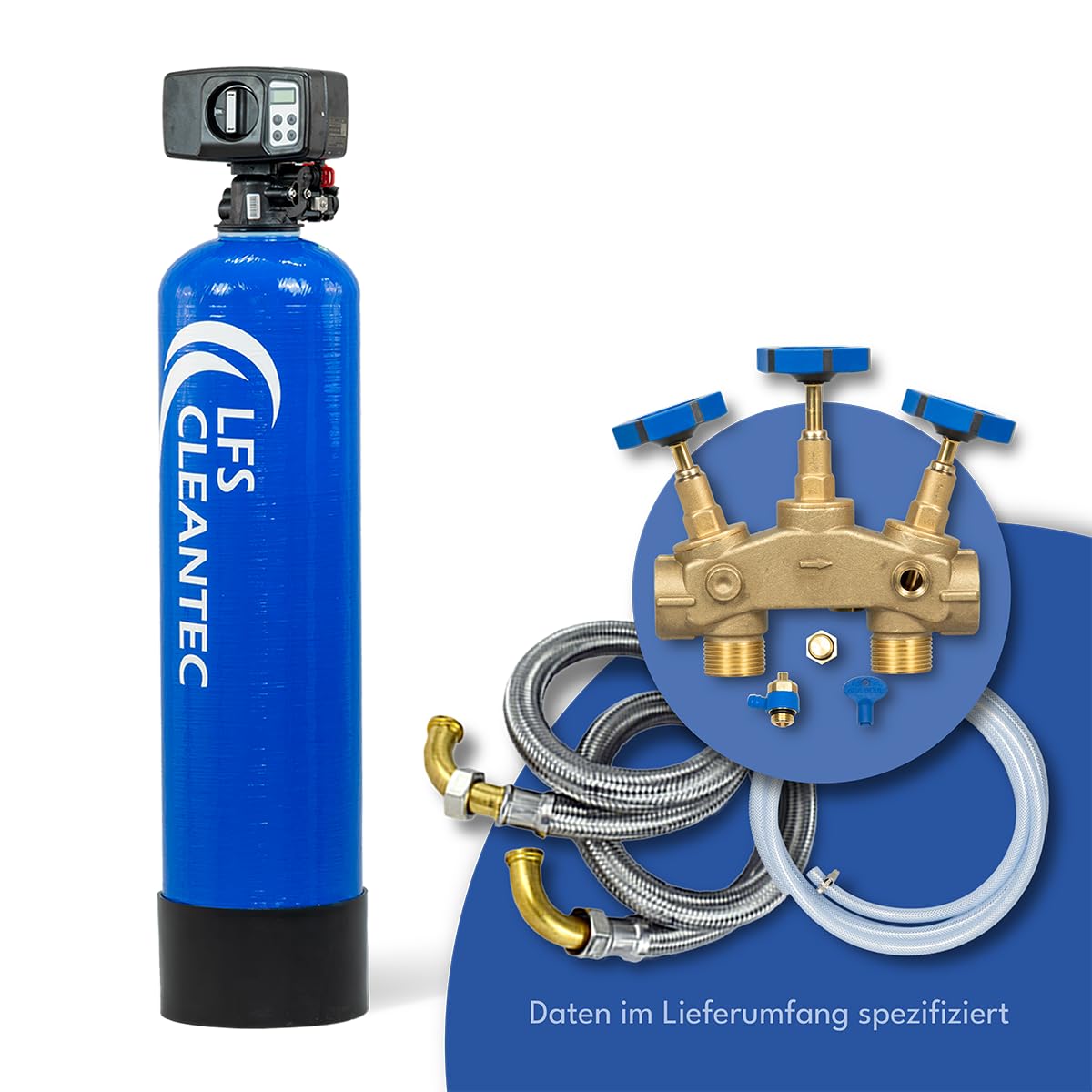 FILTRO FERRO FEBB - Impianto di sbrinamento per acqua di pozzo FEBB 30 BIRM, set di collegamento