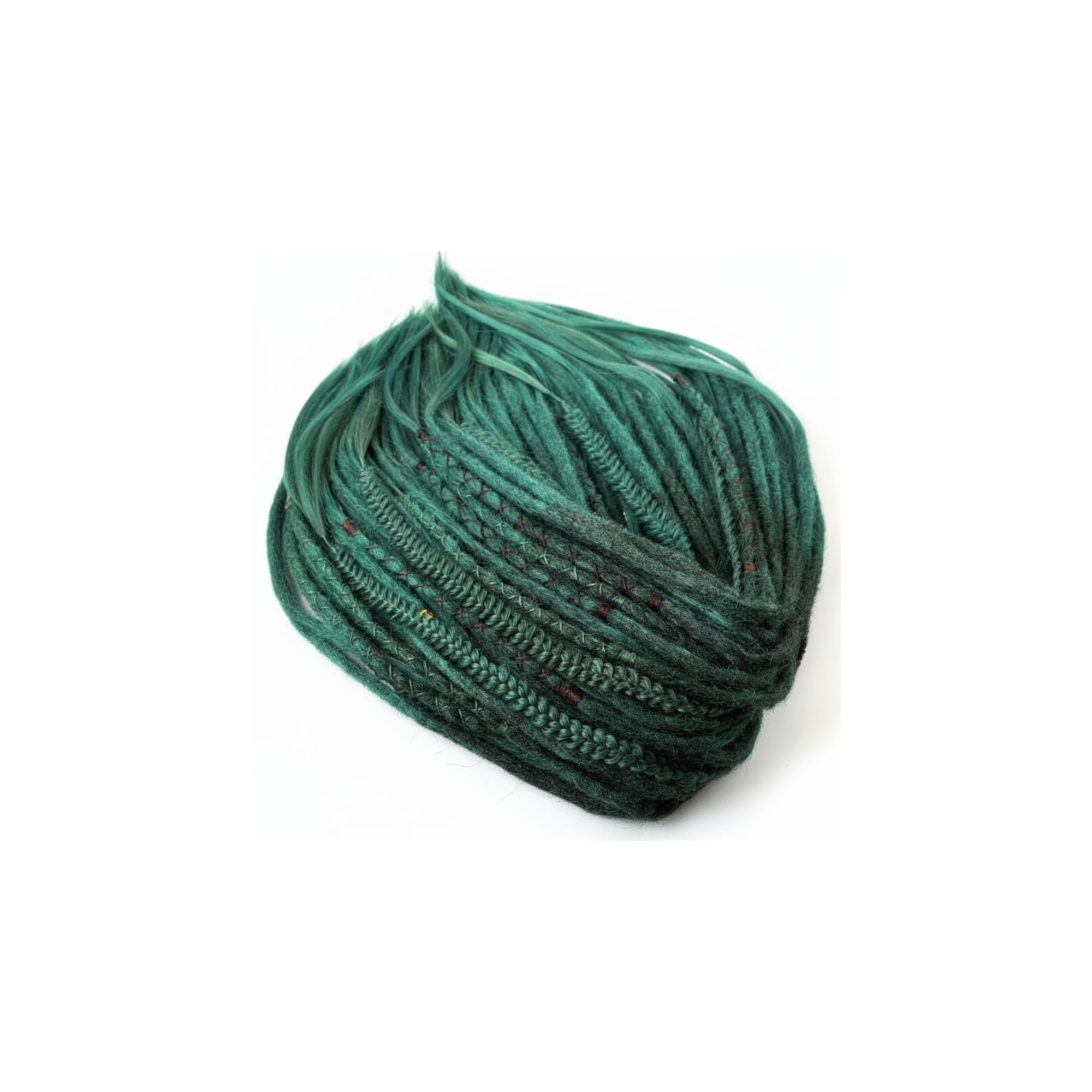 Green Elven Set Dreadlock Ombre Green Dreads Synthetic dreadlocks Double ended/Single ended