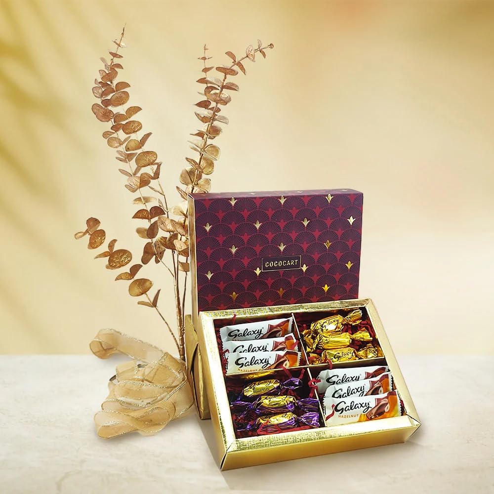Assorted Celebration Hamper by Cococart, Sweet Temptations Chocolate Gift Set for Diwali | Raksha Bandhan | New Year | Celebration | Anniversary | Delight Gift Hamper (B0DGG3CK5V) Amazon Price History, Amazon Price Tracker
