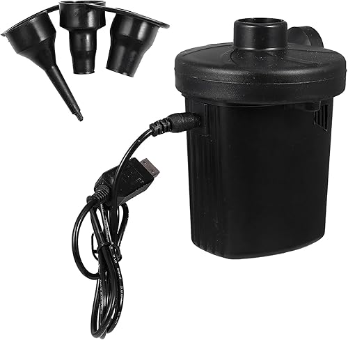 BESPORTBLE Rechargeable USB Electric Air Pump for Inflatables Fast Inflation and Deflation Portable Pump for Air Mattresses Pools Rafts Beds and