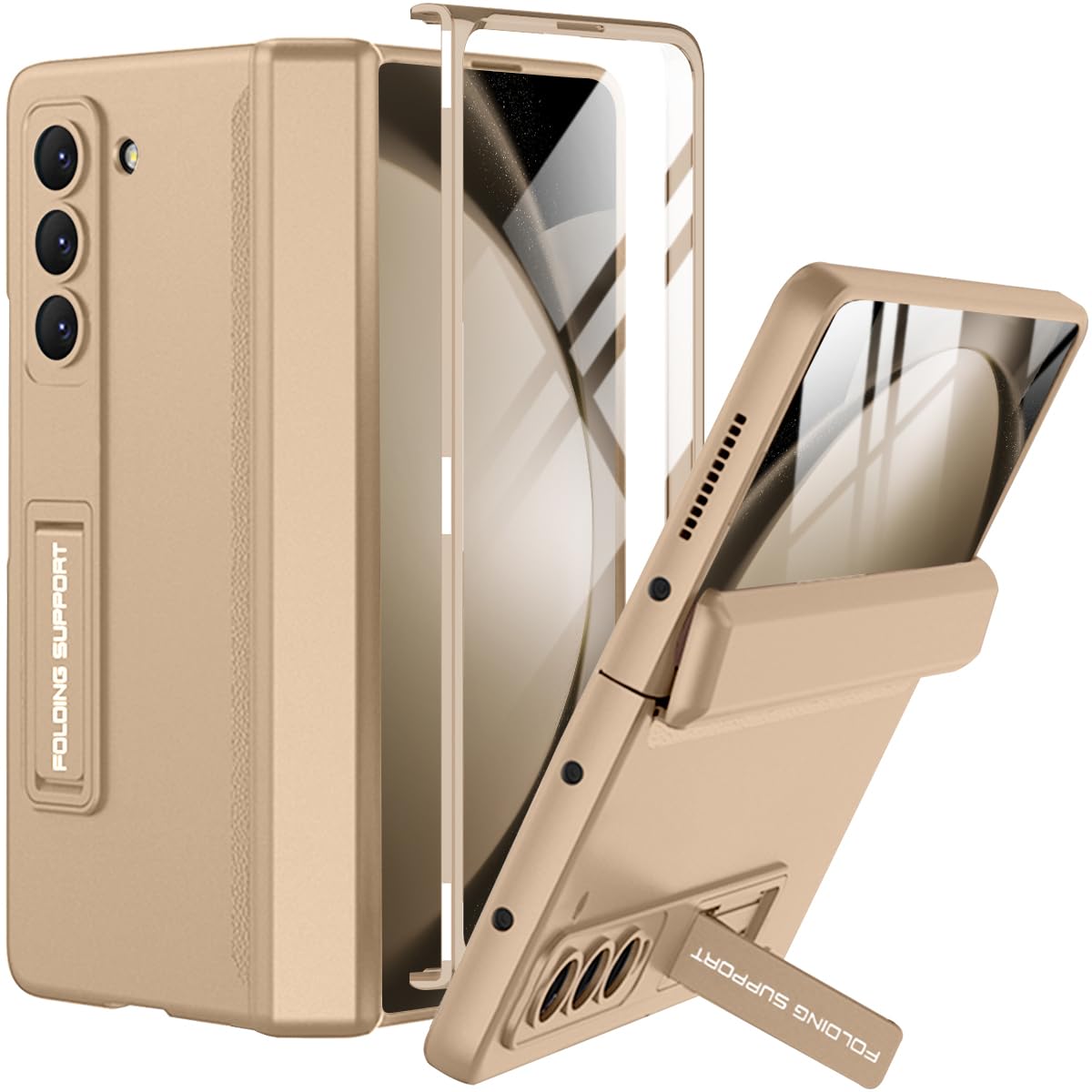 Coque Z Fold 5 anti-rayure protégeant la charnière et l'écran - 8