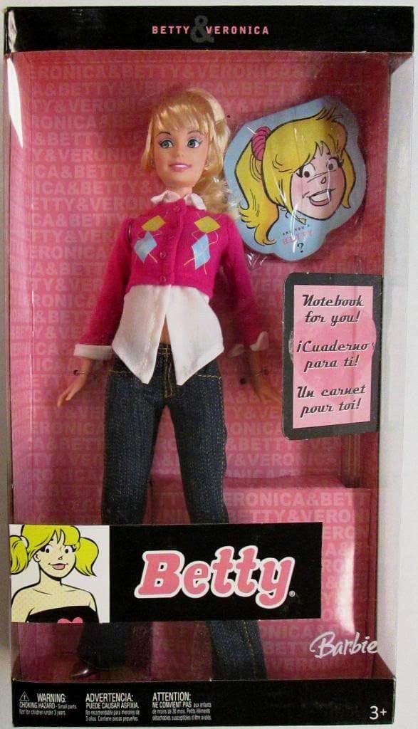 Archie Comics Barbie como Betty Doll con Cuaderno de Guatemala Ubuy