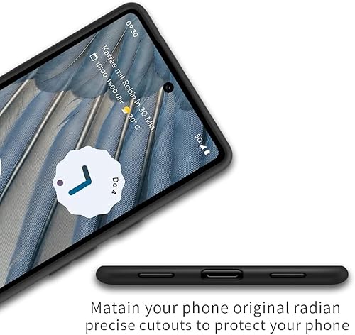 Miniatura 5 de X-level Funda para Google Pixel 7A Ultra Delgada Serie Guardian Fundas para teléfono Teléfono Suave Flexible TPU Acabado Mate Recubrimiento Ligero