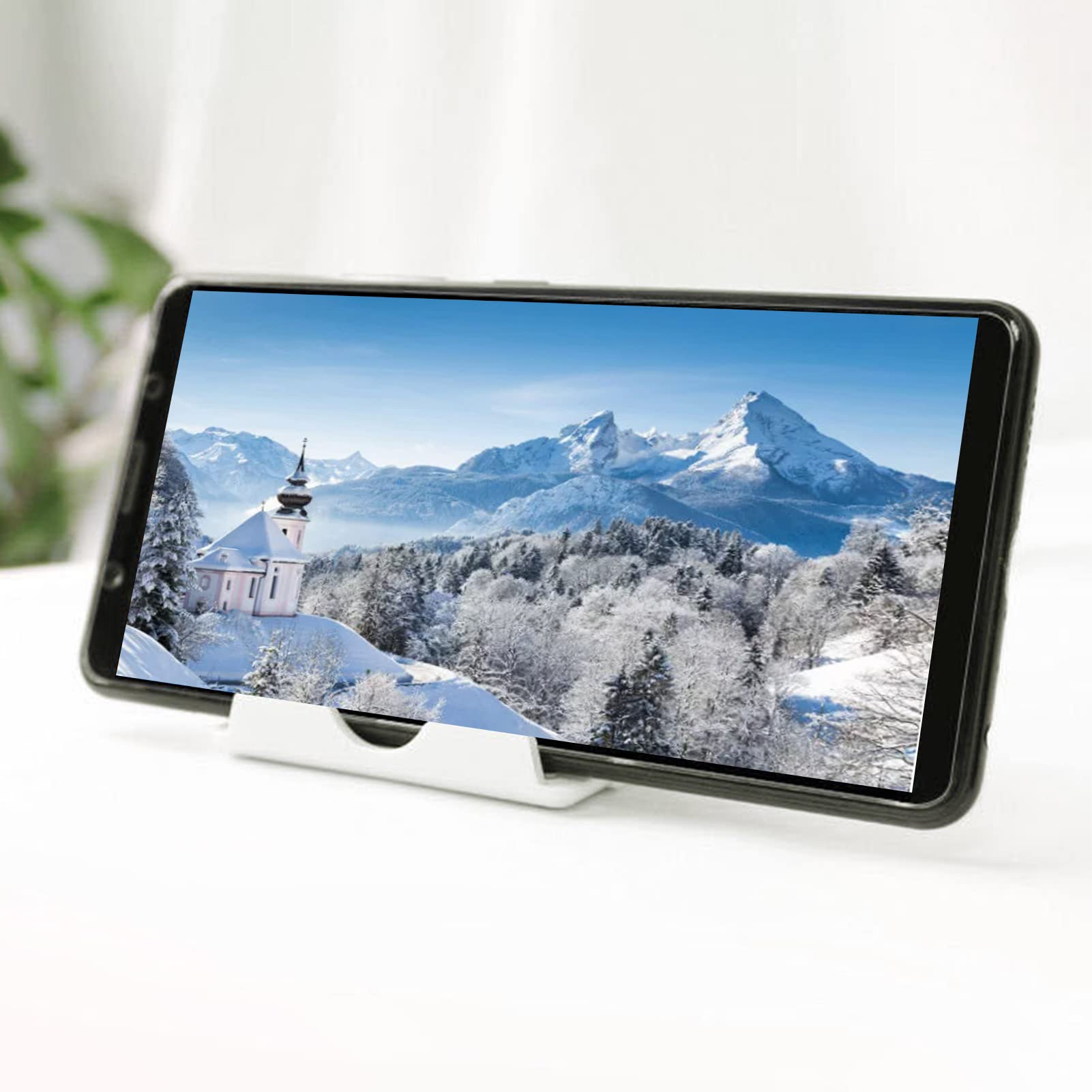 Supporto per Tablet, Supporto per Telefono Pieghevole Regolabile Supporto per Tablet in Alluminio Universale per Scrivania Tutti i Telefoni Cellulari Supporto da Tavolo per Tablet PC(Grigio argento