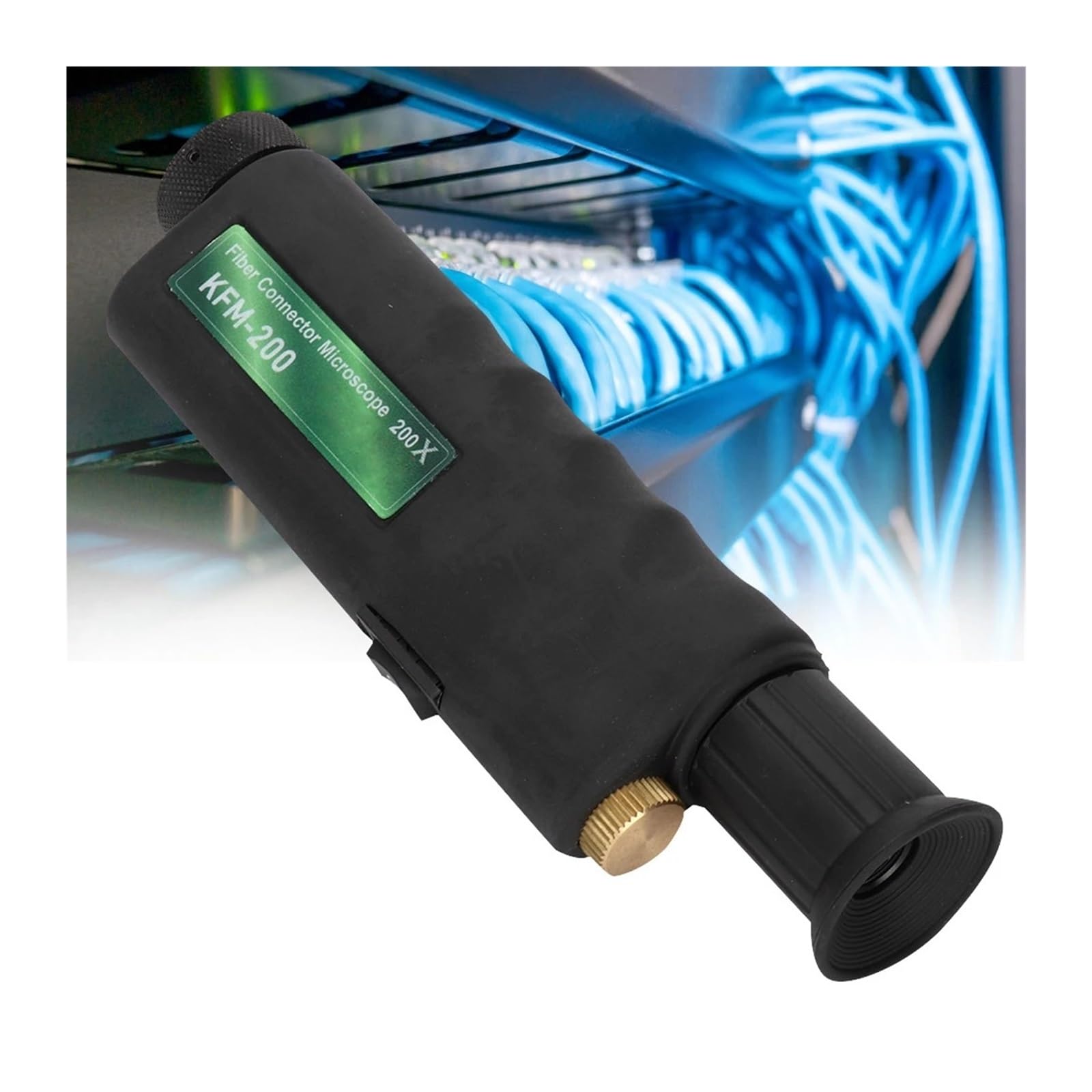 Mikroskop światłowodowy Ręczna inspekcja optyczna 200X 400x Powiększenie 2,5 mm Adapter