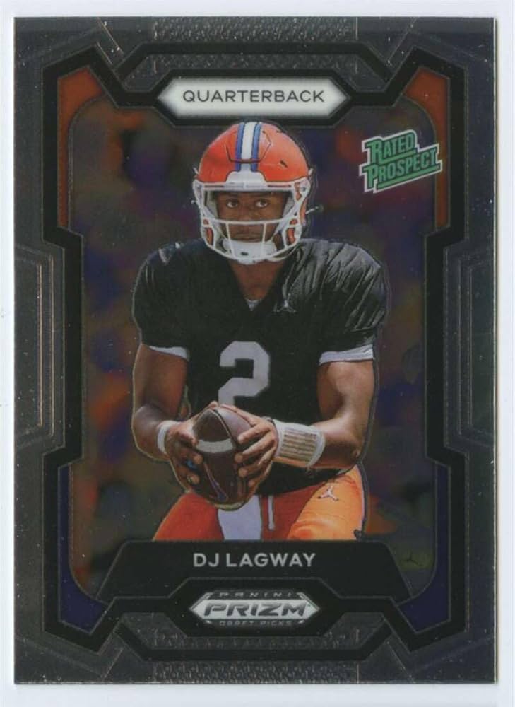 Amazon.com: 2024 Panini Prizm Draft Picks #182 DJ Lagway Florida