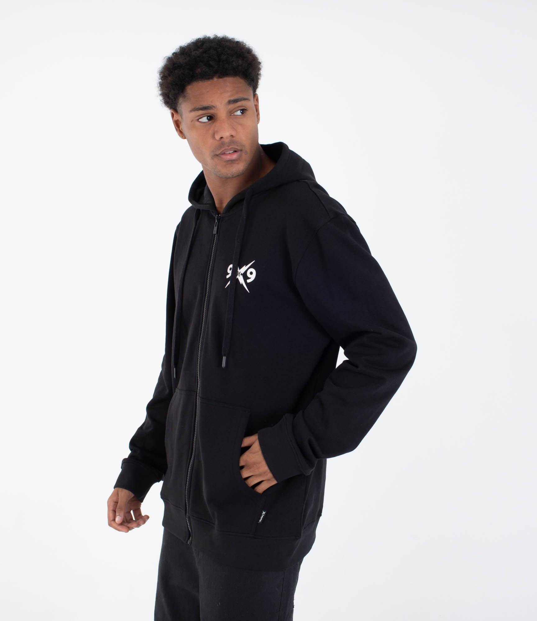 Hurley XXX Sudadera Cremallera Hombre con Capucha 999s Vintage Collection Skate Hoodie for Men