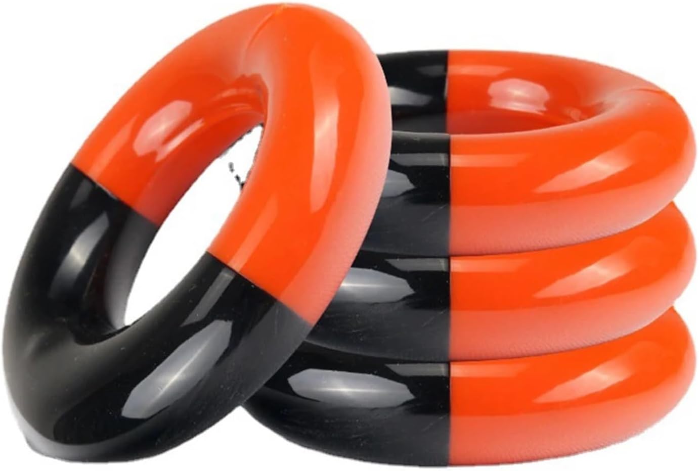 4 PCS Golf Swing Trainer, Round Weight Power for Clubs, Warm Up Club, Head Weighting Ring