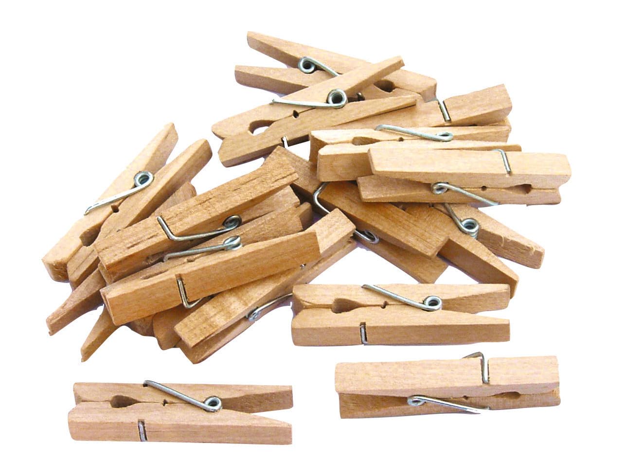 C' Top : Sachet 50 Mini Pinces À Linge 2,​5 Cm Naturelles