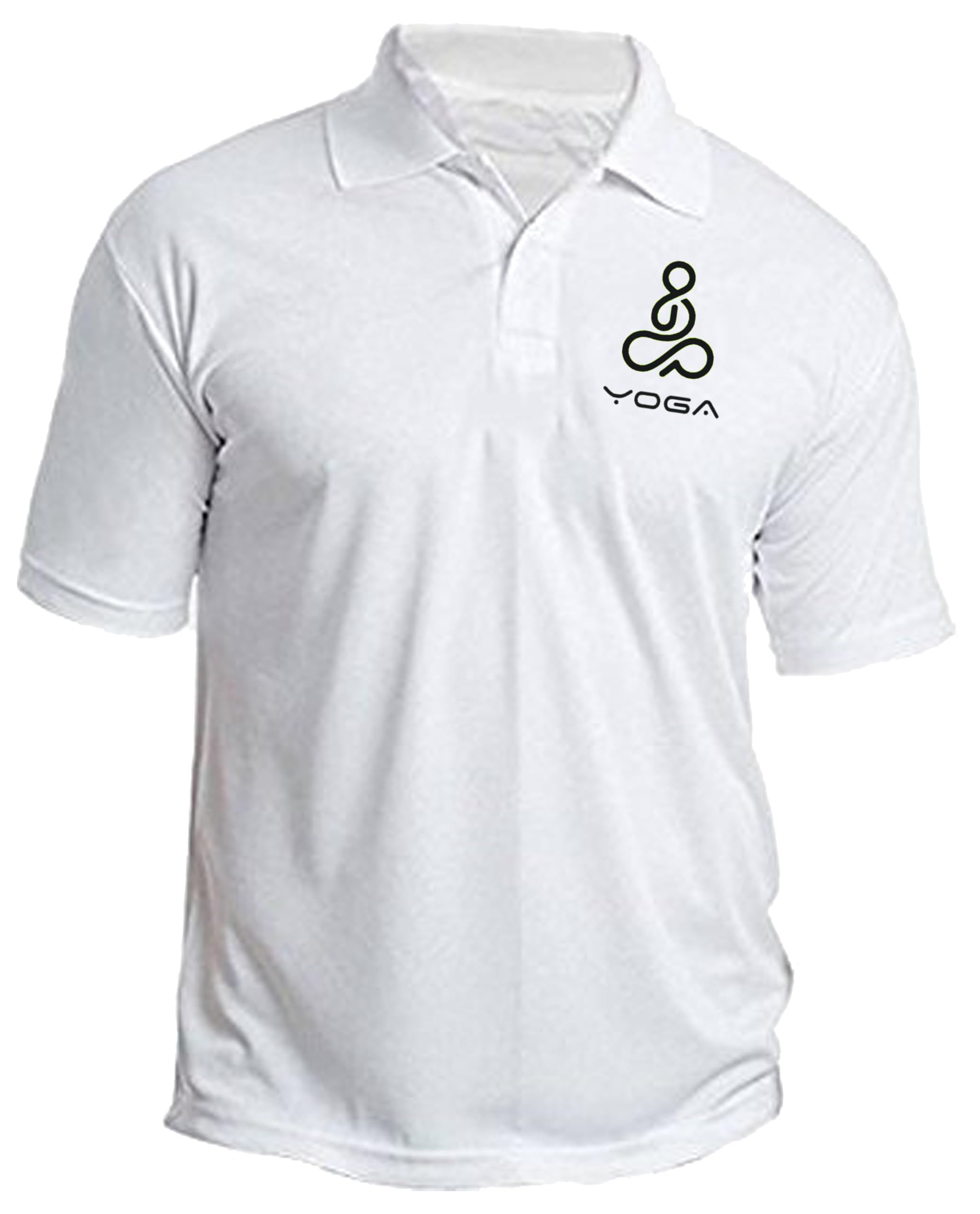 Yoga Logo Printed Polo/Collar Half Sleeve T-Shirt for Yoga Staff Employee Promotion T Shirt for Men and Women-picture-27
