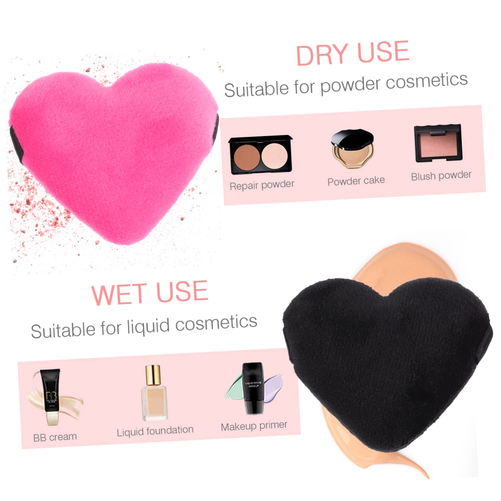 MAGICLULU 3 Set Di Spugne Per Il Trucco Del Viso Gentle Touch Per Occasioni Speciali 9 Pezzi * 3