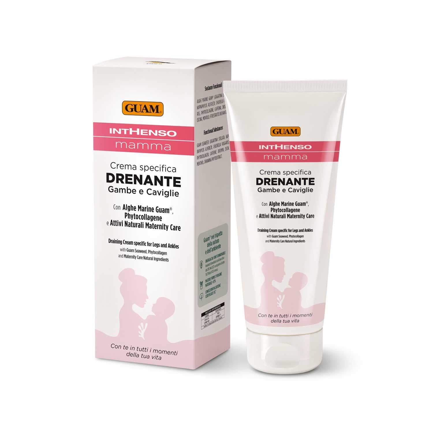 Guam - Inthenso Mamma Crema Specifica Drenante Gambe E Caviglie - 200 ml