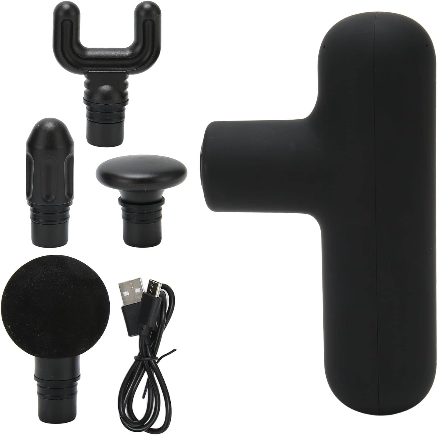 ciciglow Mini masajeador, masajeador muscular de percusión portátil, masajeador de tejido profundo, masajeadores para cuello y espalda, 4