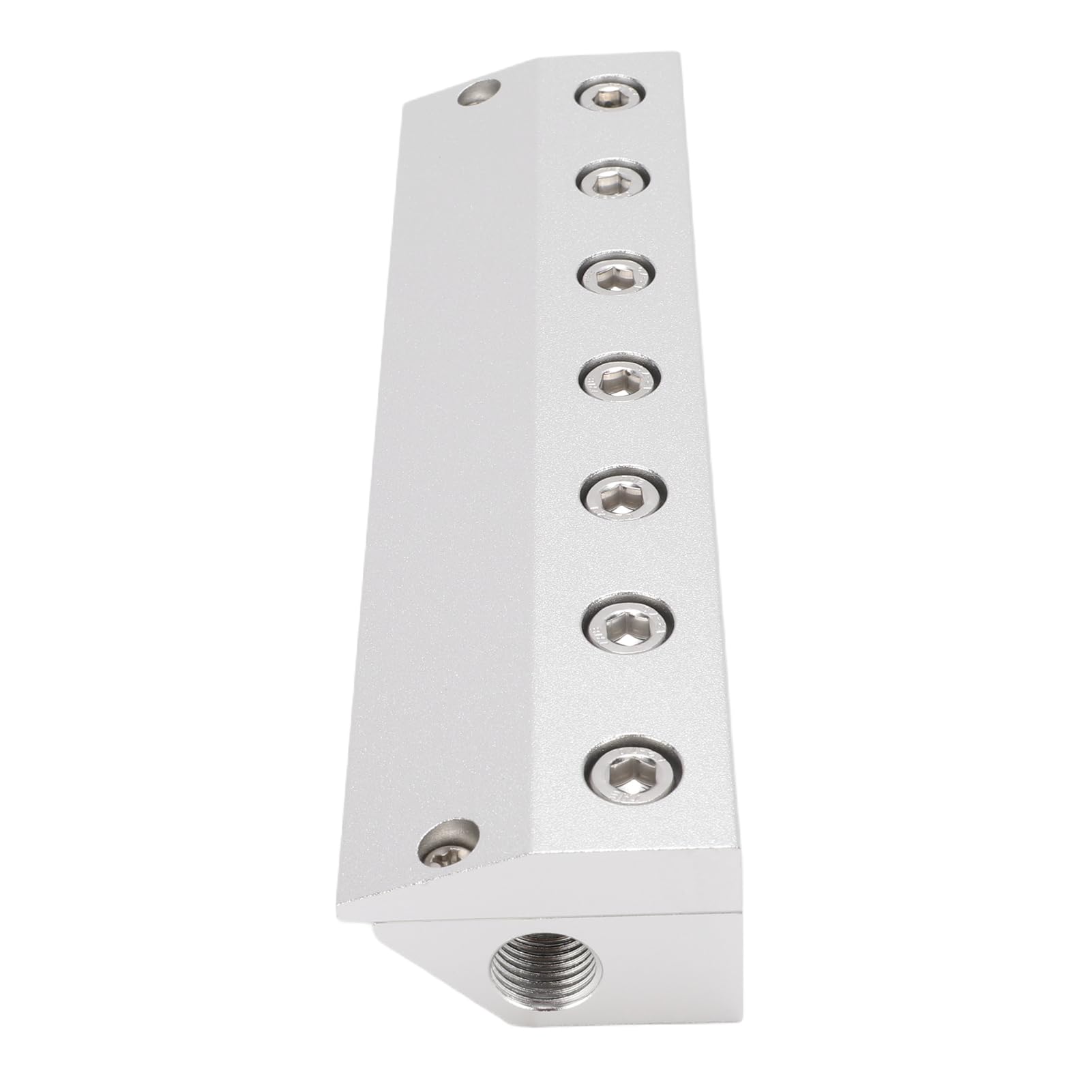 Yosoo Health Gear Hoja de Soplador de Aire de 175 Mm, Boquilla de Soplado de Aire de Aleación de Aluminio con Rosca de 1,4 Pulgadas, Salida de de 0,05 Mm, Herramienta de Comprimido de 52 DB para