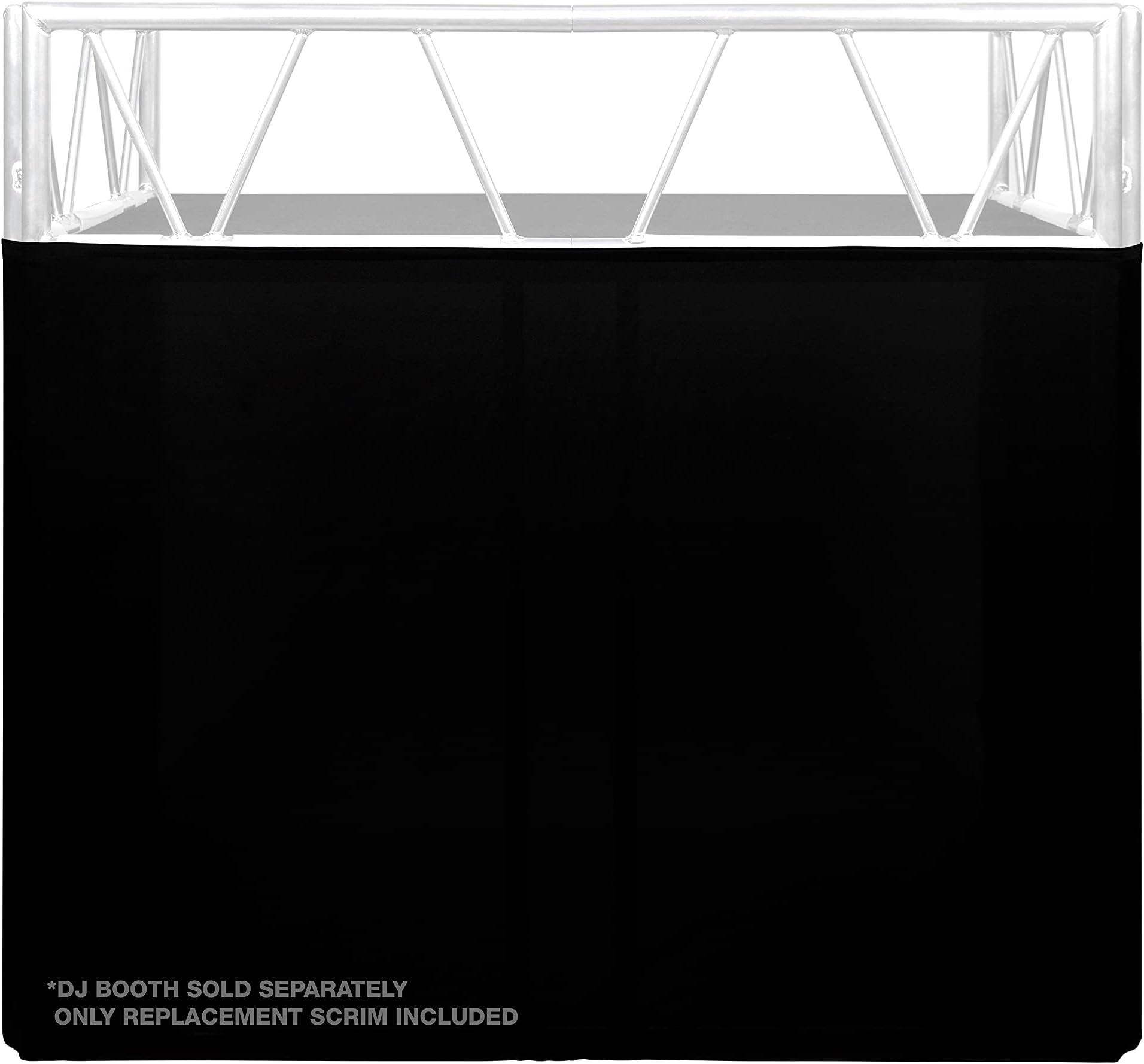 Headliner Black Scrim Fits Indio DJ Booth Only (HL30503)