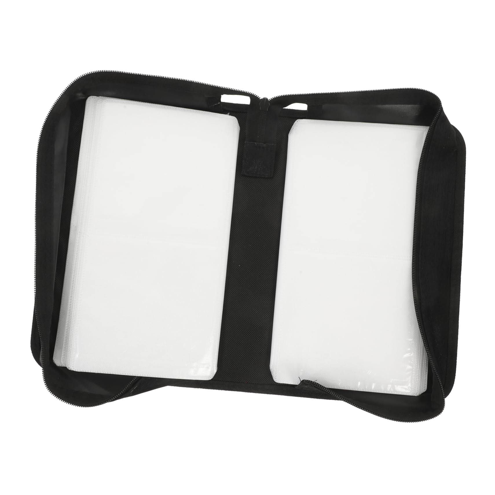Mobestech 3pezzi Custodia Cd Nera Per Dischi Organizer Da Viaggio Compatto Protezione Dvd e Cd Da Graffi Custodia Leggera e Resistente Per Auto e Casa