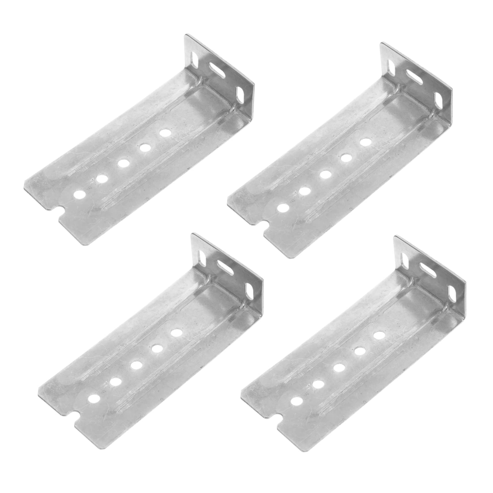 Housoutil 1 4pcs Drawer Slides Dresser Drawer Brackets Drawer Slide Bracket Drawer Slide Mounting Brackets Cabinet Drawer Soft Close Runners Self Cold Rolled Steel Hardware Rear