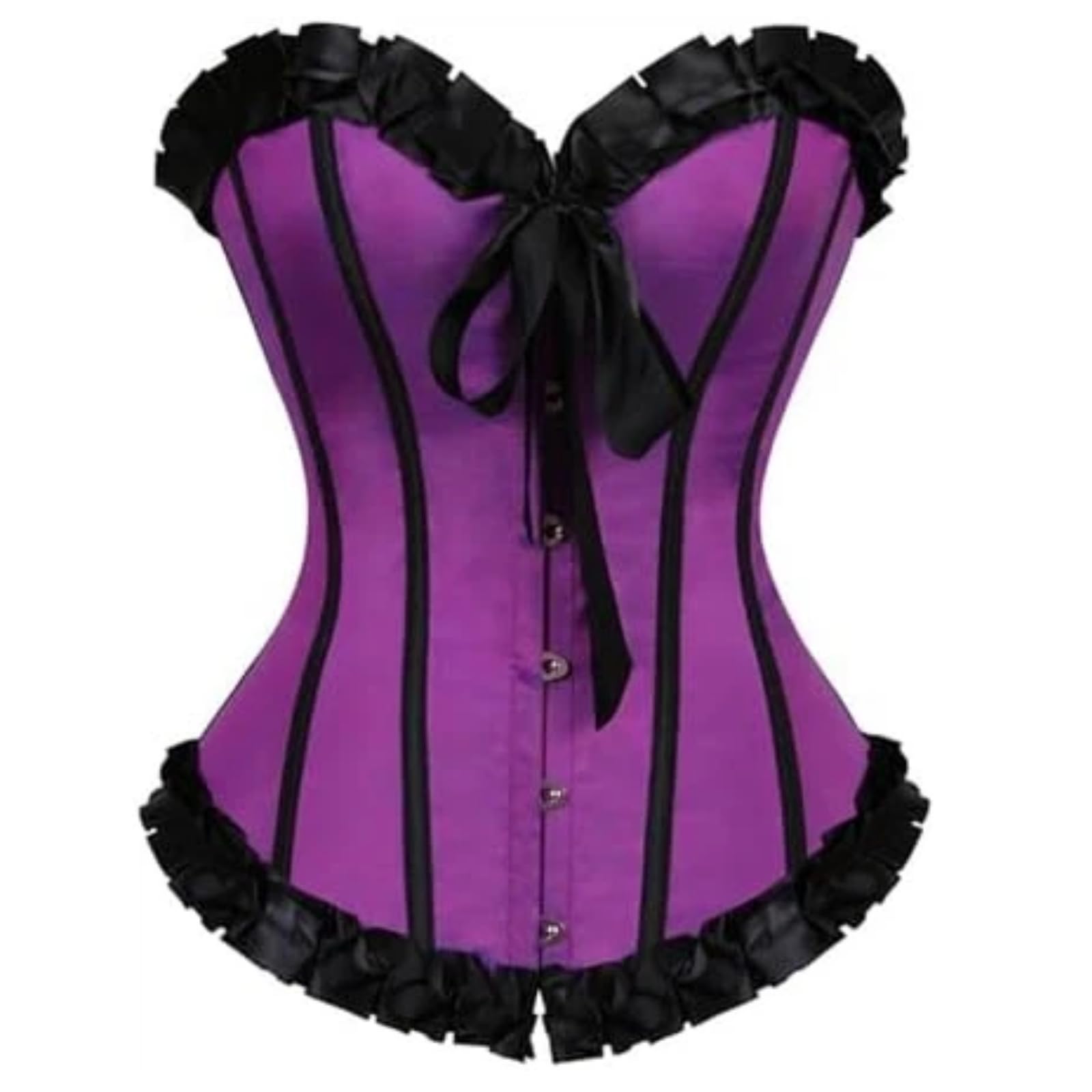 Damski gorset z pełnym biustem, regulowany, gotycki vintage steampunk, gorset overbustier, elegancka bielizna modelująca, strój na Halloween