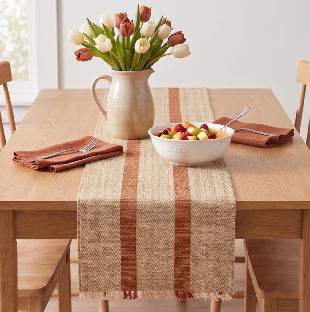 Handmade River Korai Grass Table Runner | Heat Resistant Reversible Runner for Dining Centre Table Decor | Natural Eco Friendly Zero Plastic Madurkathi | Rustic | Charming Runner-image-29