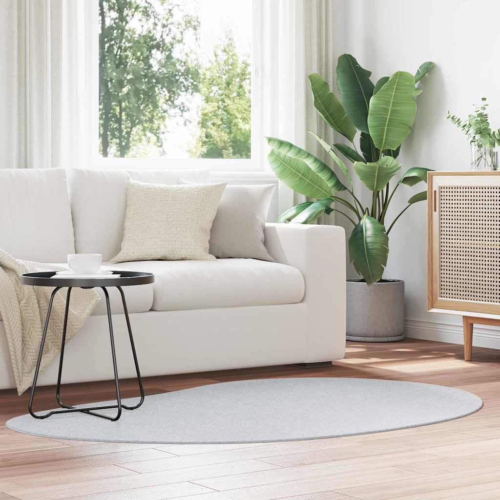 Tapis de surface en polyester gris HUARTE l'élégance durable
