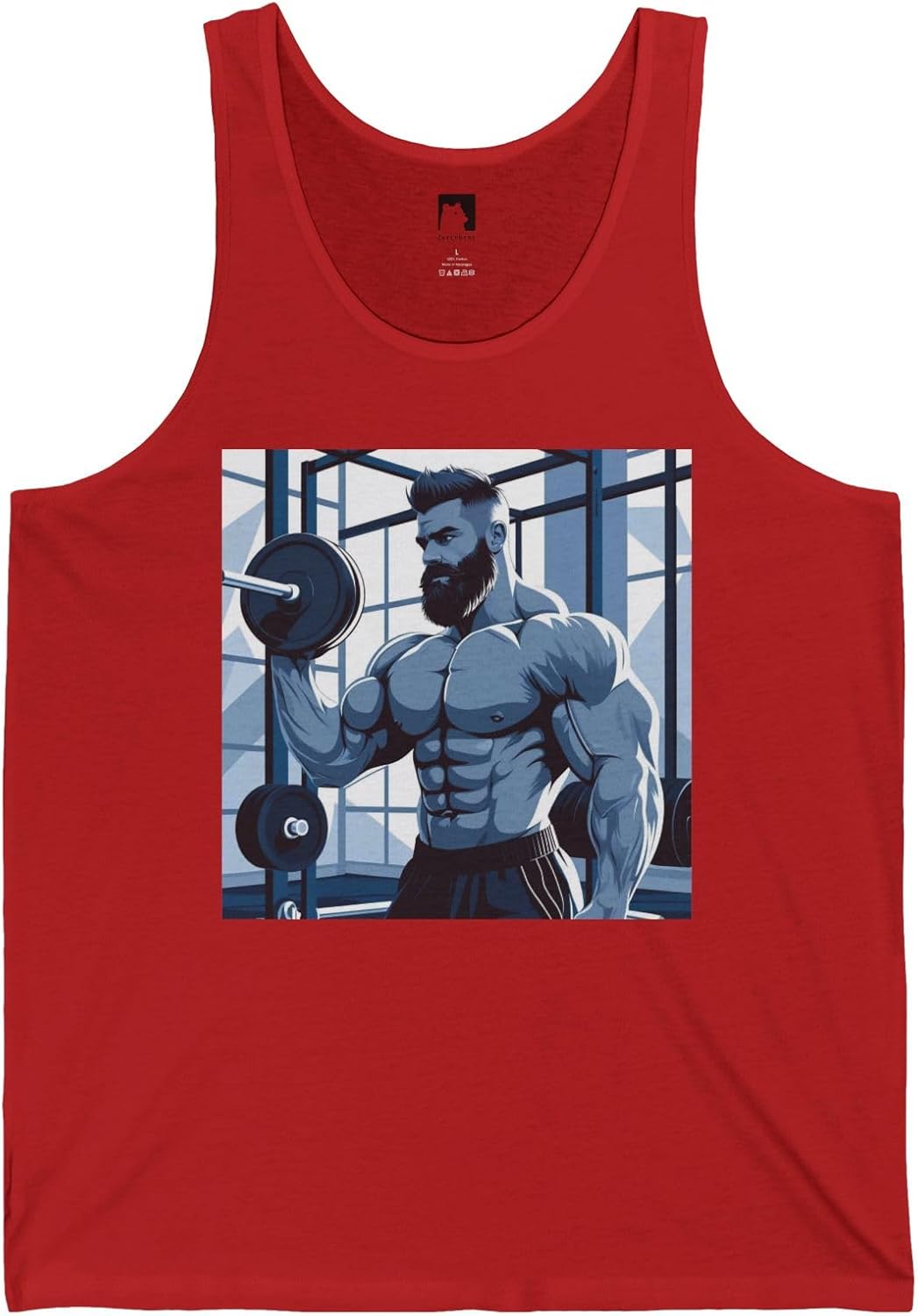 Muscle Graphic Unisex Tank, Gym Shirt, Workout Top, Fitness Wear, Athletic Apparel, Summer Outfit