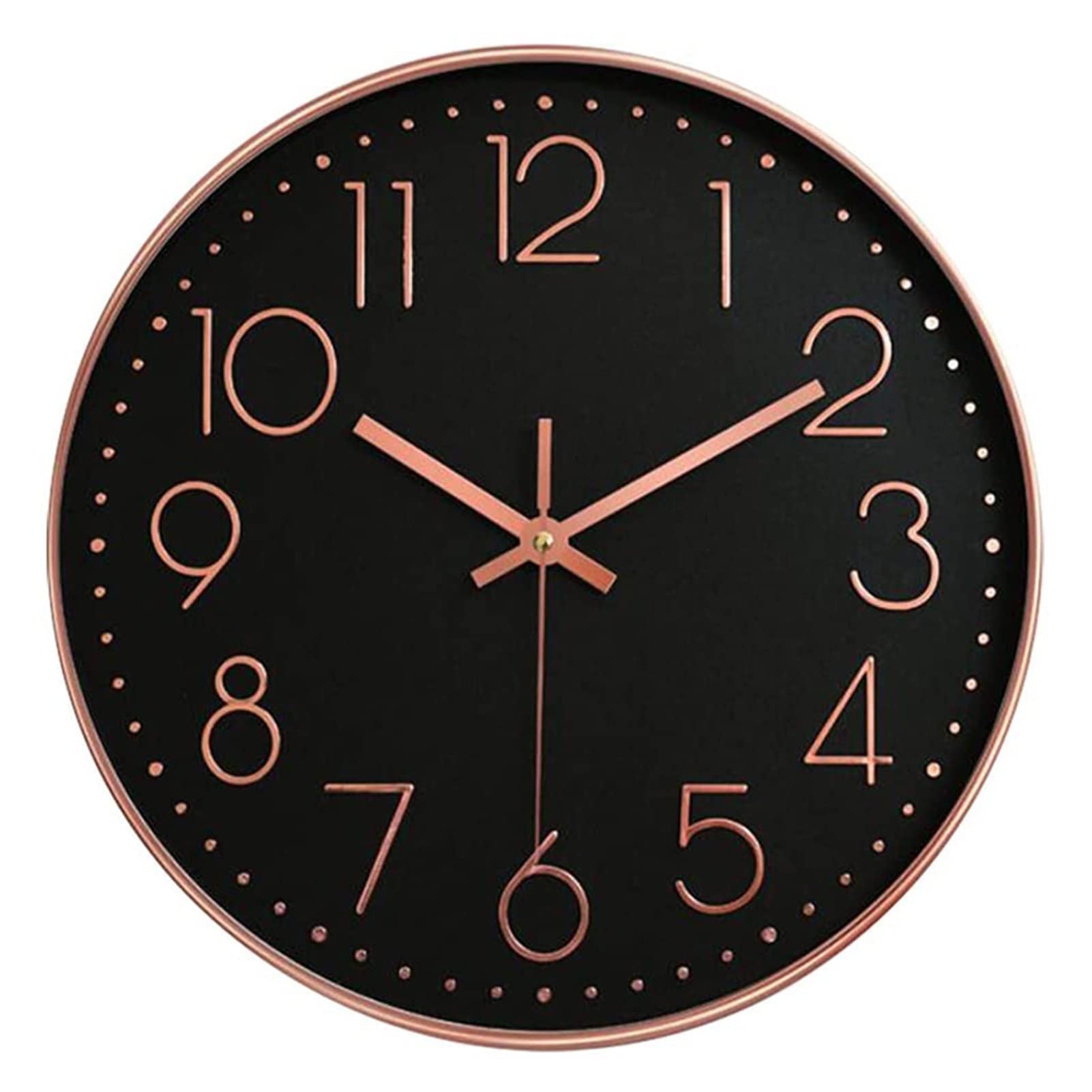 Horloge murale silencieuse ronde pour une chambre ou un salon moderne